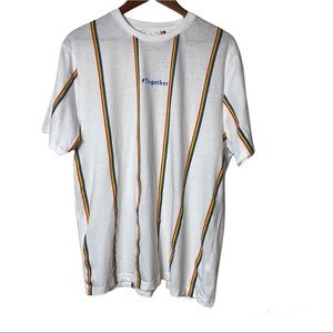 Denim & Flower Cotton Pride striped Tshirt
